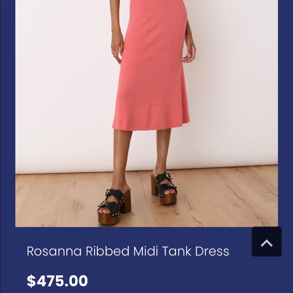 JoosTricot Rosanna Ribbed Midi Tank Dress *NWT* - Picture 5 of 16